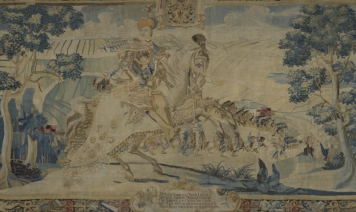  Na zdjęciu pokazana jest tapiseria pod tytułem 