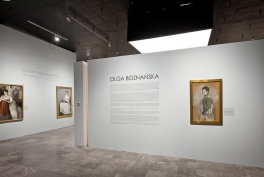 Aranżacja wystawy "Olga Boznańska"