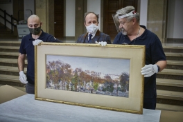 Wspaniały obraz Juliana Fałata już wrócił  do Muzeum Narodowego w Krakowie!