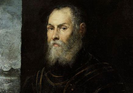 Pokaz obrazu Jacopo Tintoretta "Portret weneckiego admirała"