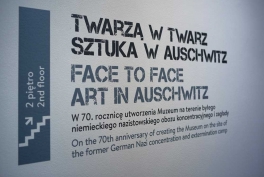 Wernisaż wystawy "Twarzą w Twarz. Sztuka w Auschwitz"