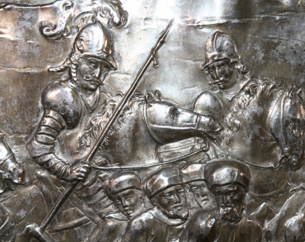 Berestechko 1651. Silver frontage from the sanctuary of Our Lady of Chełm