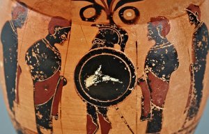 Archeolog i wazy greckie 
