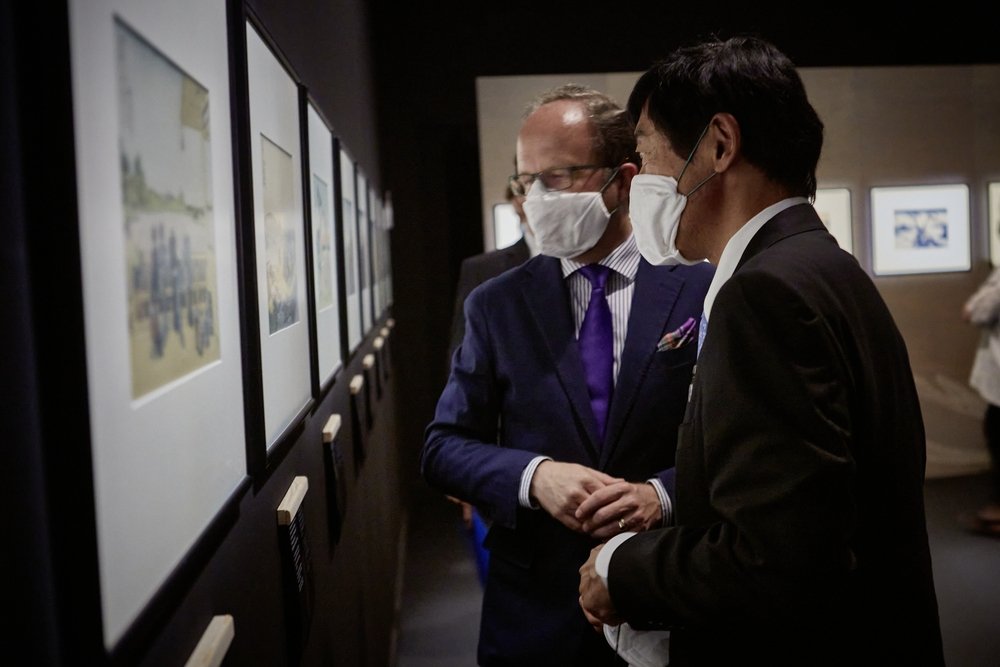 KATSUSHIKA HOKUSAI. PASSAGES... Exhibition opening