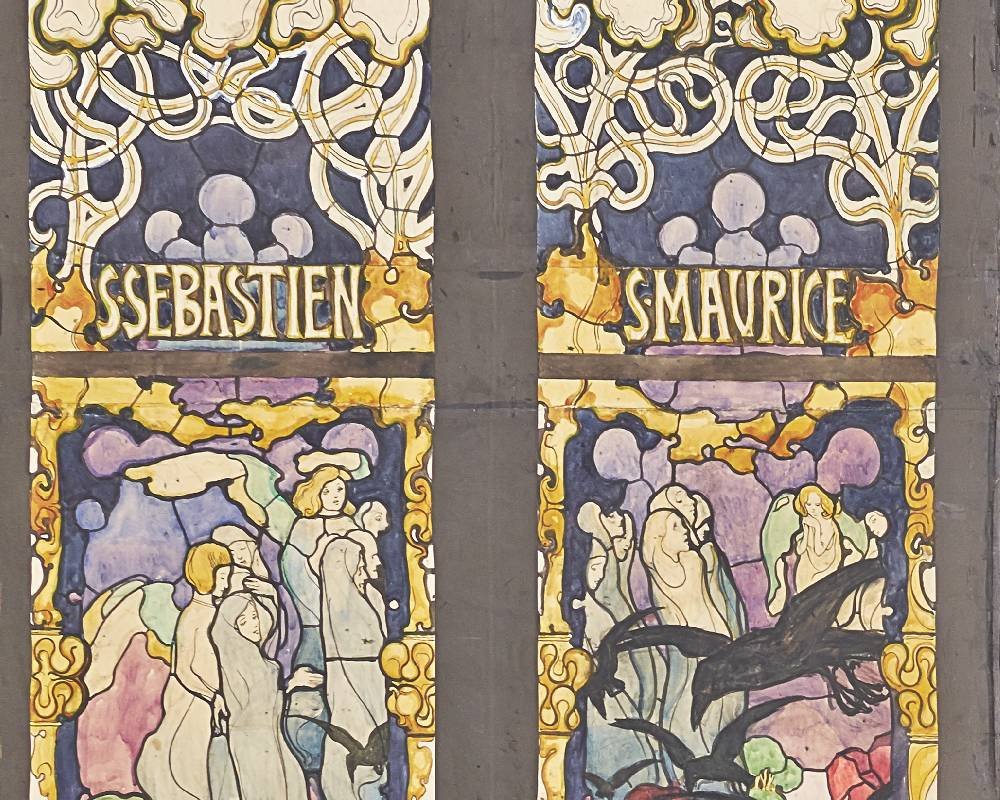 JÓZEF MEHOFFER - ŚW. SEBASTIAN I ŚW. MAURYCY