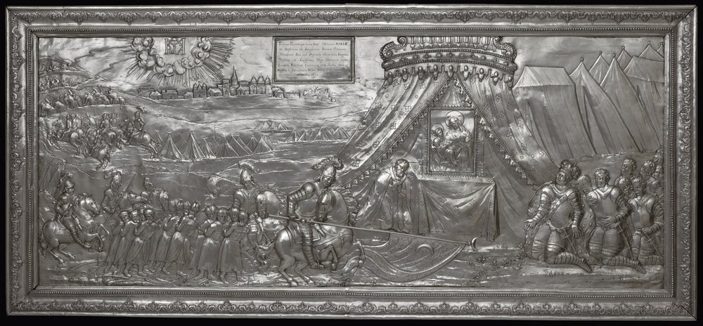 Berestechko 1651. Silver frontage from the sanctuary of Our Lady of Chełm