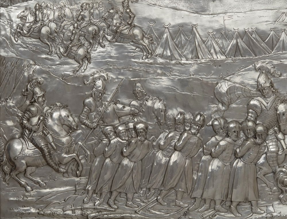 Berestechko 1651. Silver frontage from the sanctuary of Our Lady of Chełm