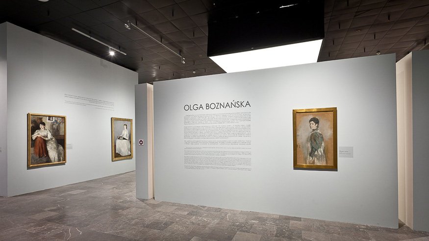 Space of Olga Boznańska's exhibition