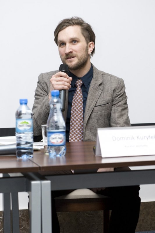 Konferencja prasowa wystawy "Edward Dwurnik. Obłęd!"