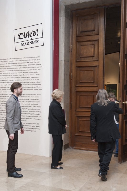 Wernisaż wystawy "Edward Dwurnik. Obłęd!"