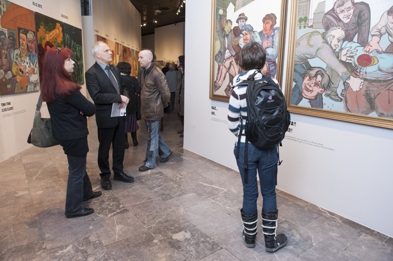 Wernisaż wystawy "Edward Dwurnik. Obłęd!"