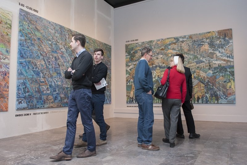 Wernisaż wystawy "Edward Dwurnik. Obłęd!"