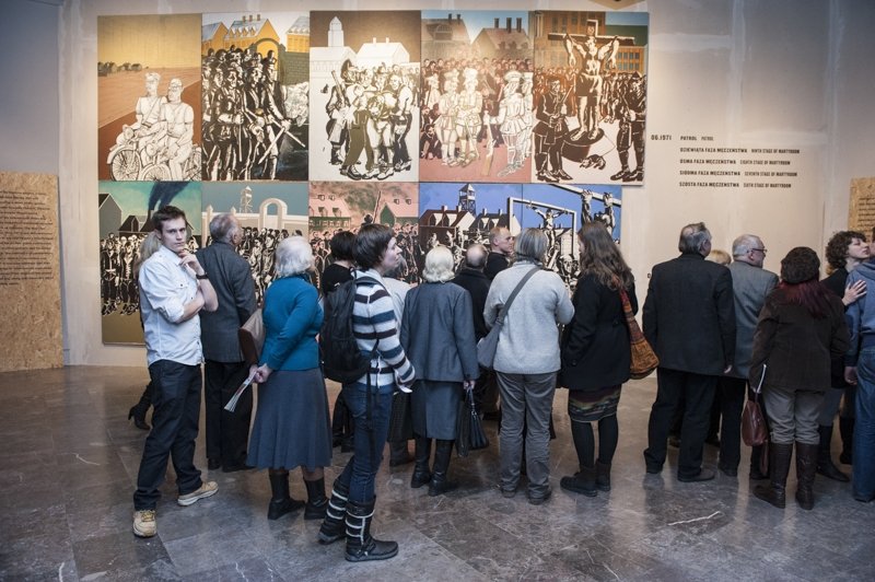 Wernisaż wystawy "Edward Dwurnik. Obłęd!"