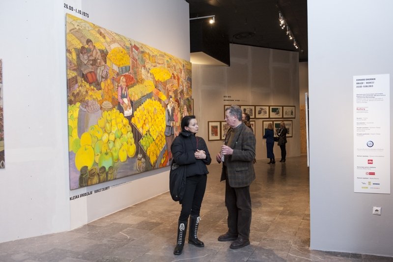 Wernisaż wystawy "Edward Dwurnik. Obłęd!"