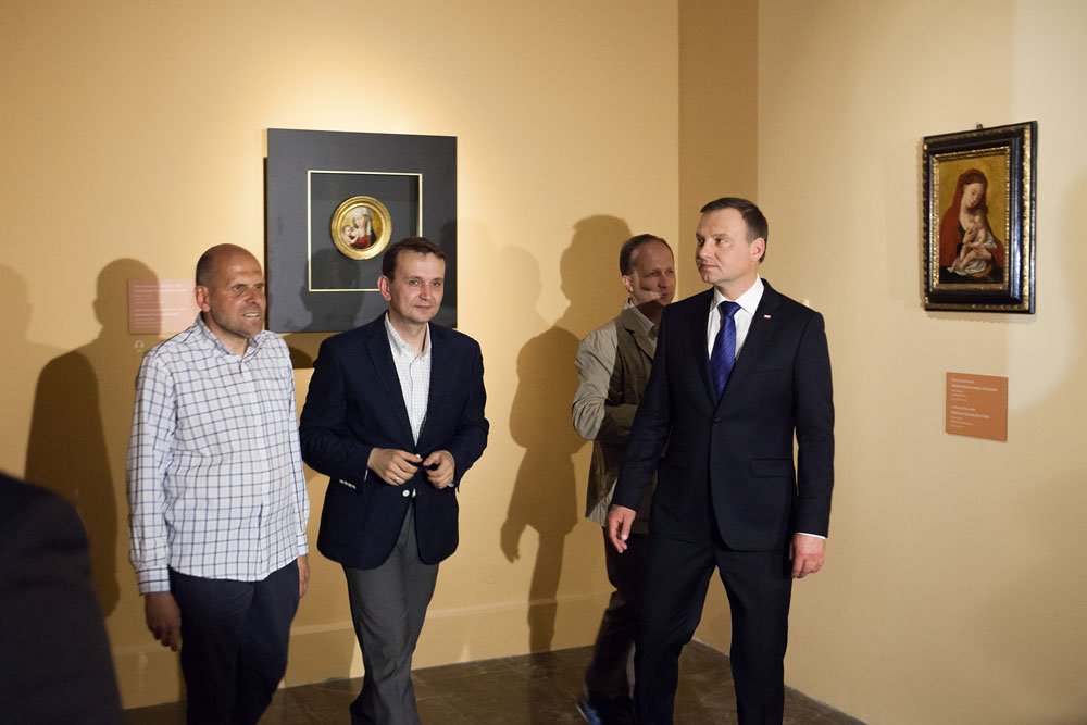 Prezydent RP zachwycony wystawą w MNK