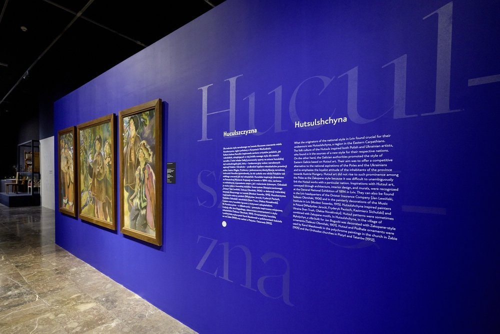 Polish National Styles 1890–1918. Exhibition space