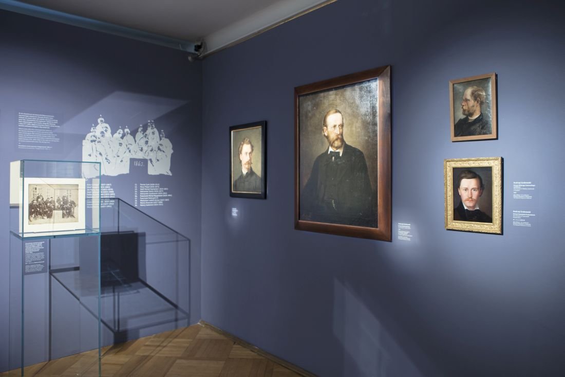 Przestrzeń wystawy Franciszek Wyspiański - krakowski rzeźbiarz