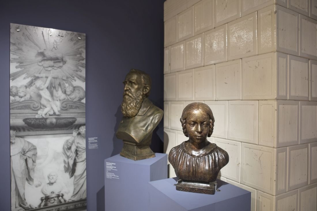 Przestrzeń wystawy Franciszek Wyspiański - krakowski rzeźbiarz