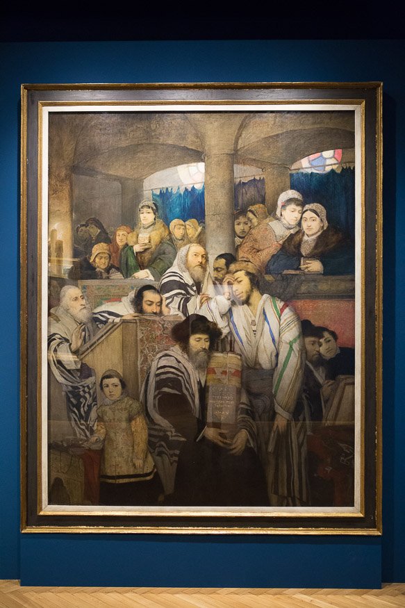 Przestrzeń wystawy "Maurycy Gottlieb"