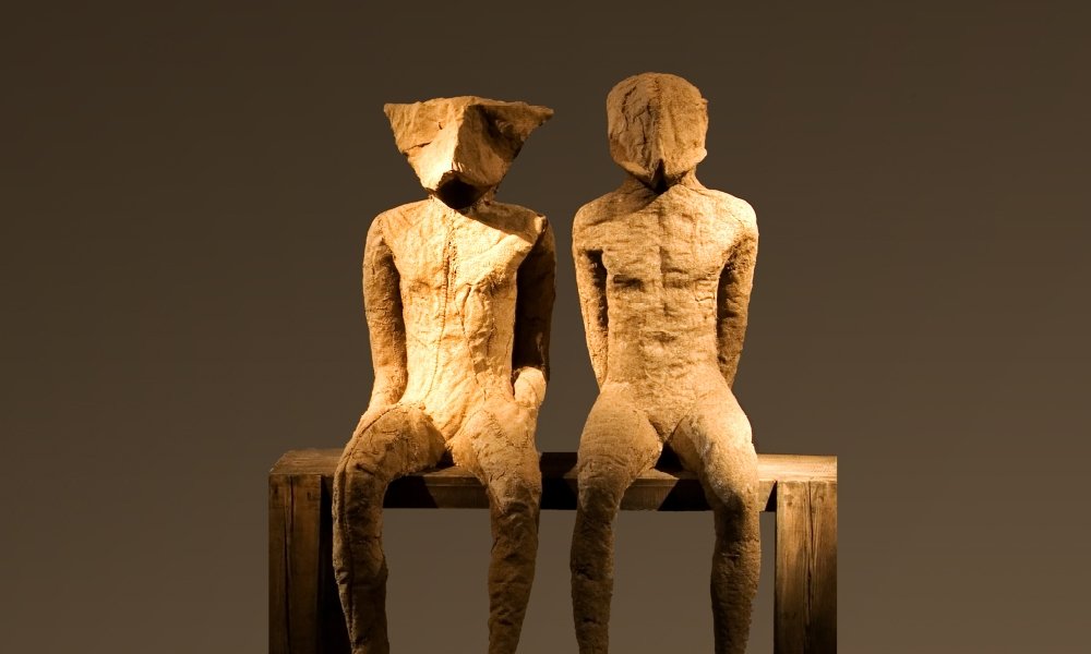 objects of the exhibition XX + XXI. Polish Art Gallery