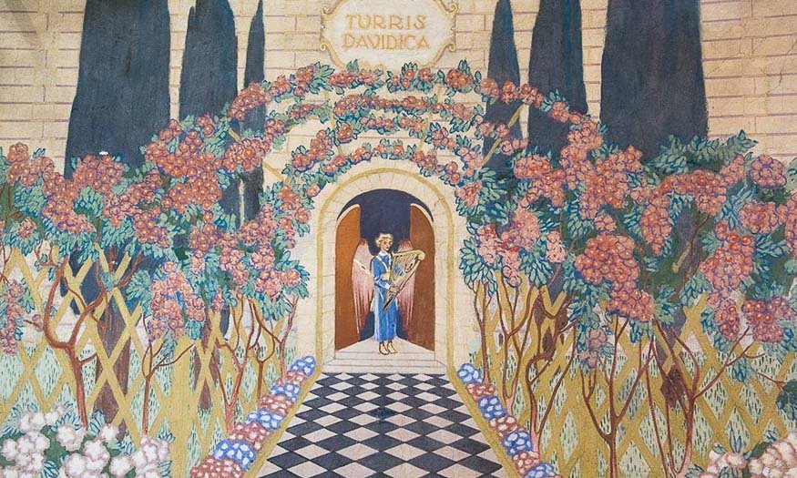 Józef Mehoffer's wall paintings