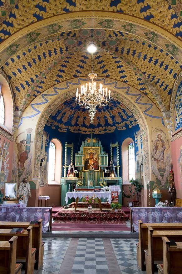 Józef Mehoffer's wall paintings