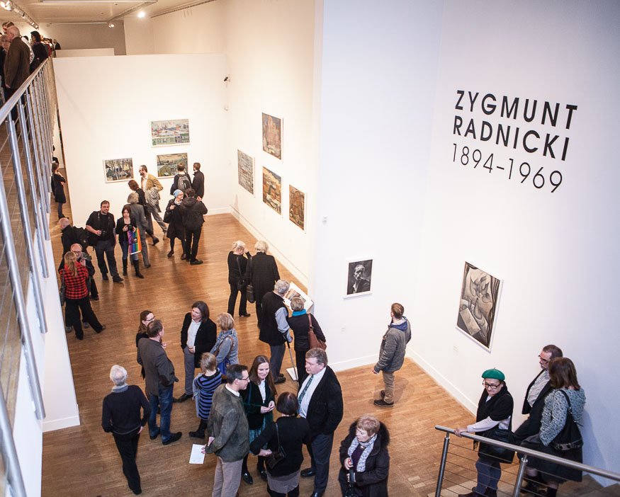 Radnicki's works in the Main Building of the National Museum in Krakow