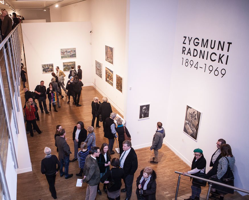 Radnicki's works in the Main Building of the National Museum in Krakow