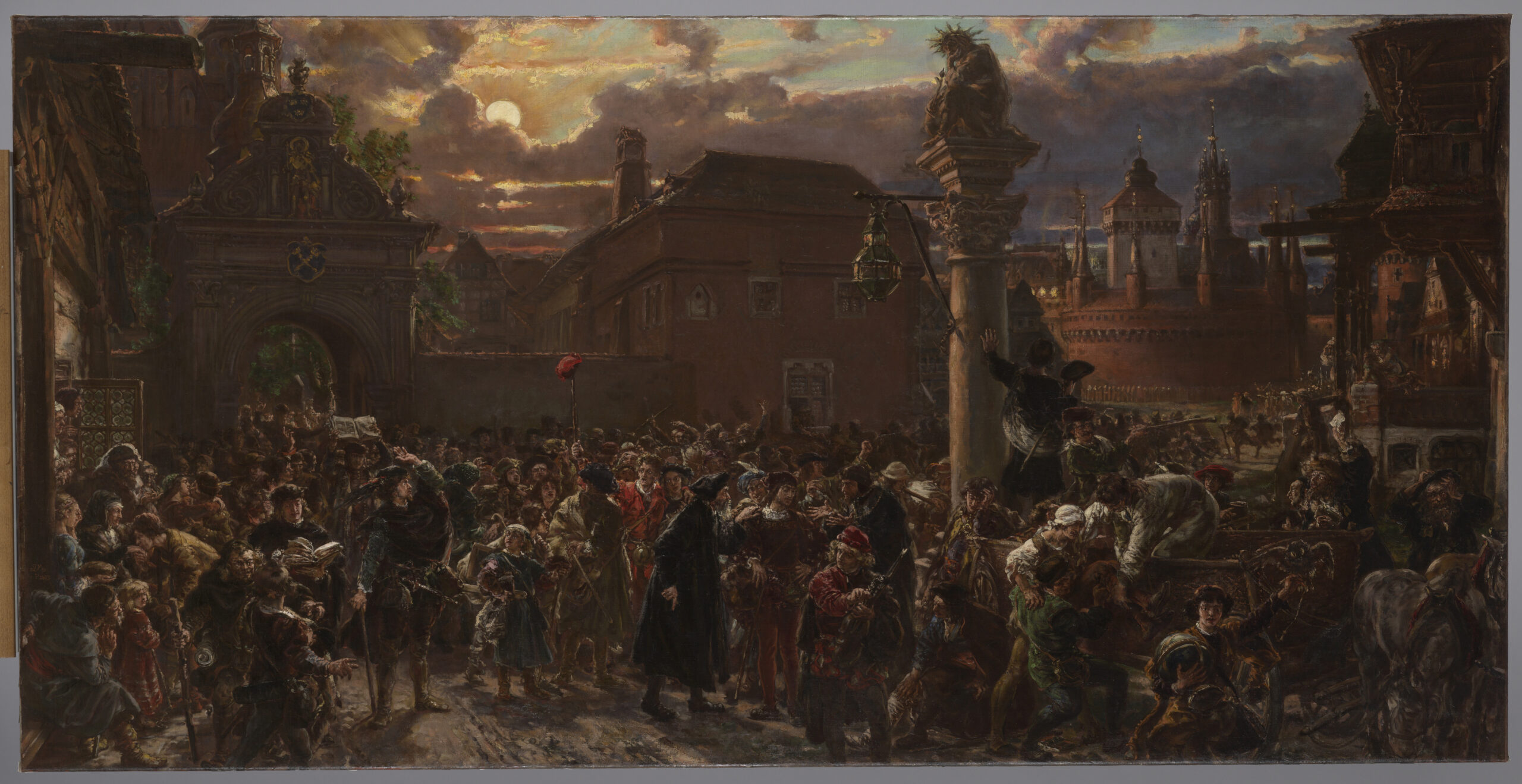 Wyjście żaków z Krakowa w roku 1549