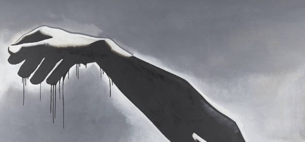Wilhelm Sasnal, „Crawl in&nbsp;Black/Kraul Czarnego”