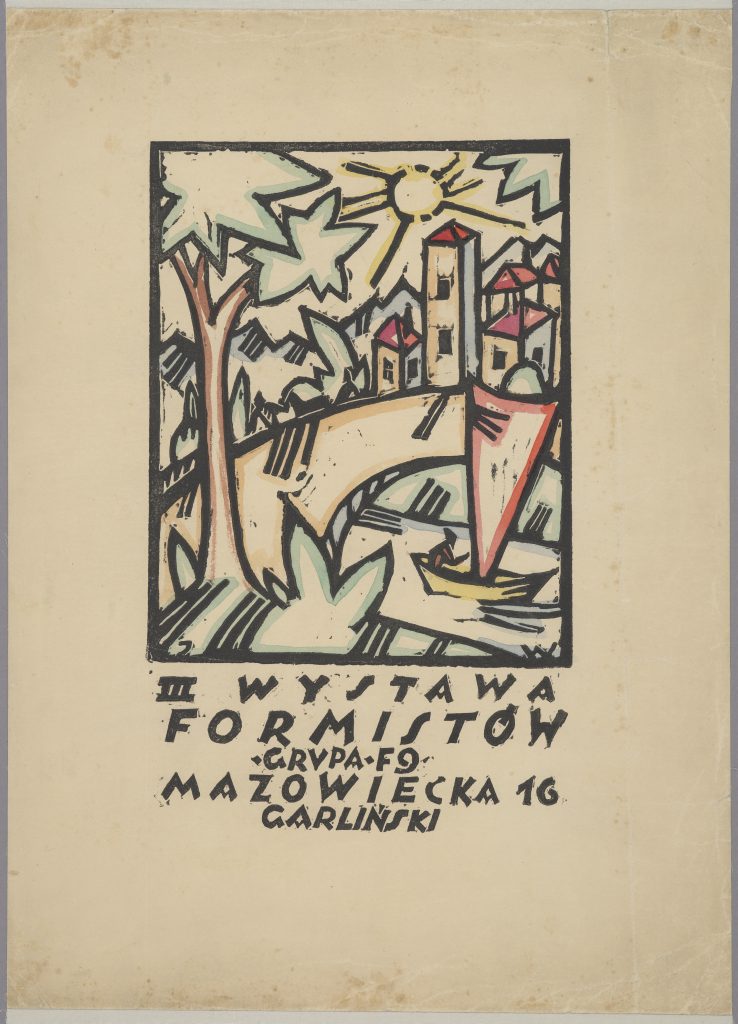 Zakup plakatu z 1922 roku pt. III Wystawa Formistów autorstwa Jana Jerzego Wronieckiego